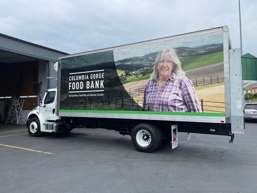 ¡Conozca el nuevo camión del CGFB! | Oregon Food Bank